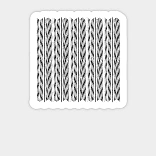 Herringbone Stripes Sticker